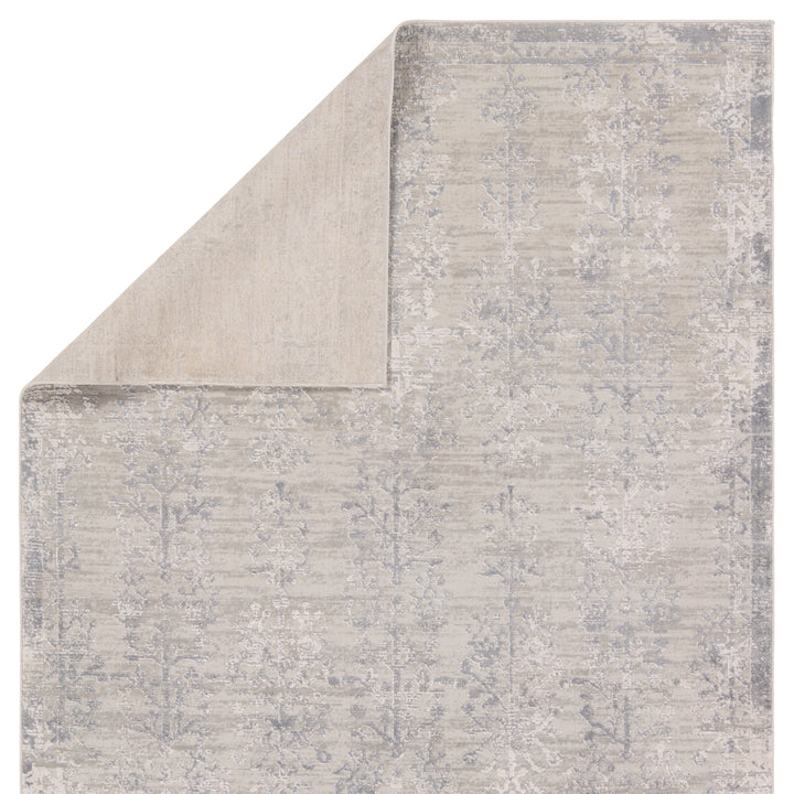 Jaipur Living Fortier Floral Silver/Slate Area Rug (8'X10')