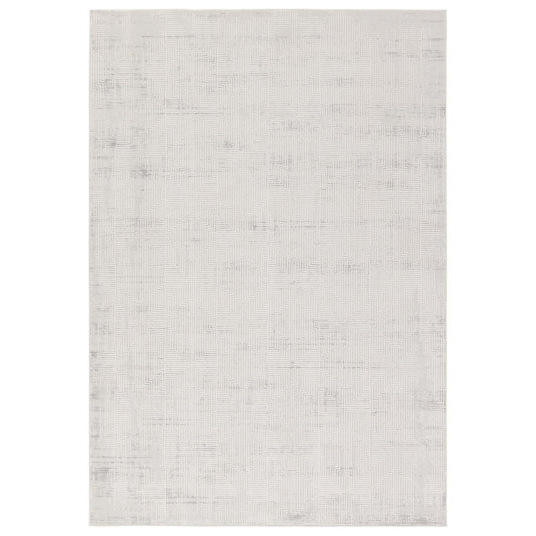 Jaipur Living Ottavia Geometric Gray/Cream Area Rug (9'2"X11'9")