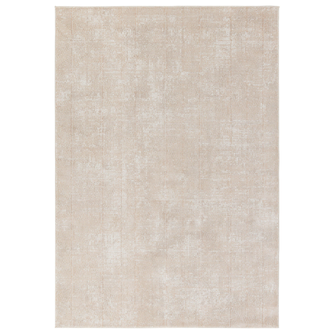 Jaipur Living Ottavia Geometric Light Gray/Beige Area Rug (5'3"X7'6")