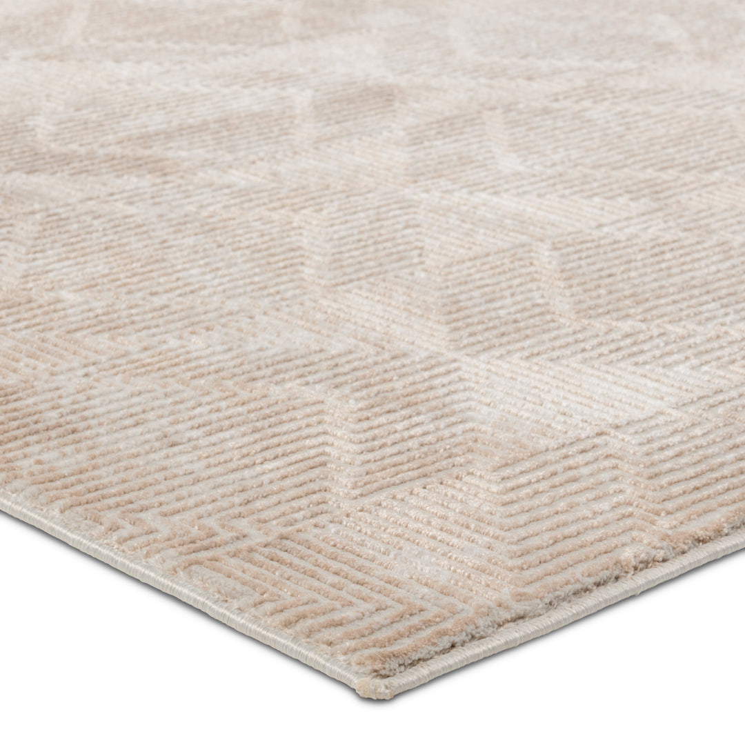 Jaipur Living Ottavia Geometric Light Gray/Beige Area Rug (9'2"X11'9")