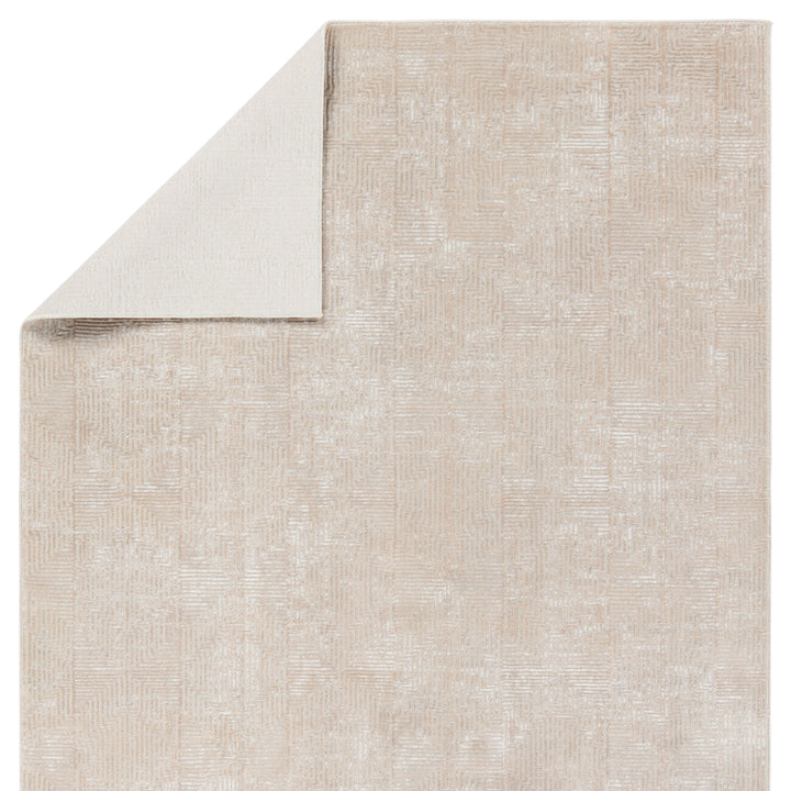 Jaipur Living Ottavia Geometric Light Gray/Beige Area Rug (5'3"X7'6")