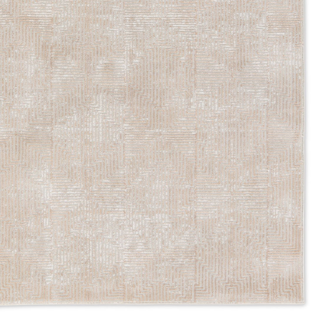 Jaipur Living Ottavia Geometric Light Gray/Beige Area Rug (9'2"X11'9")