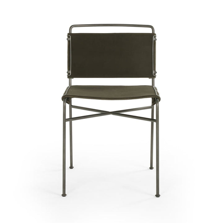 Wharton Dining Chair - Velvet Lodden - Open Box