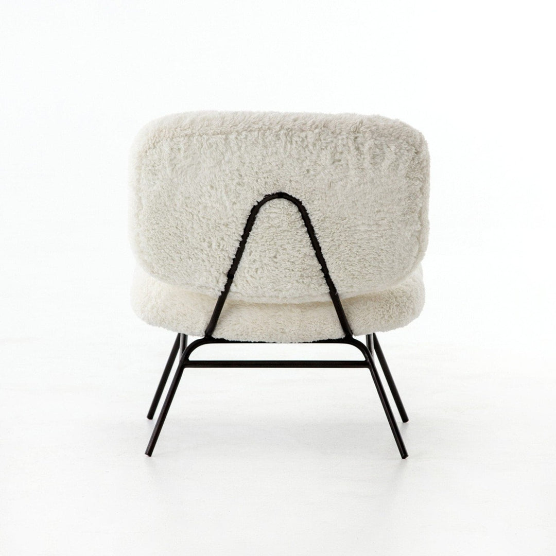 Marlowe Chair - Ivory Angora