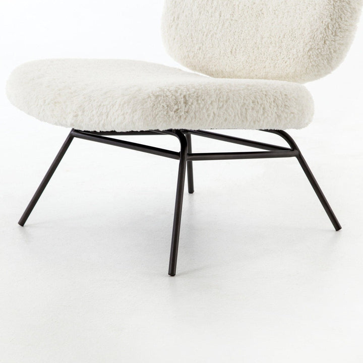 Marlowe Chair - Ivory Angora