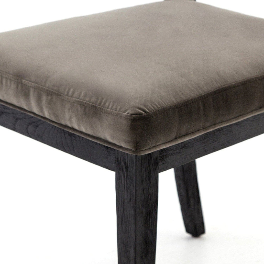 Linden Dining Chair - Washed Velvet Grey