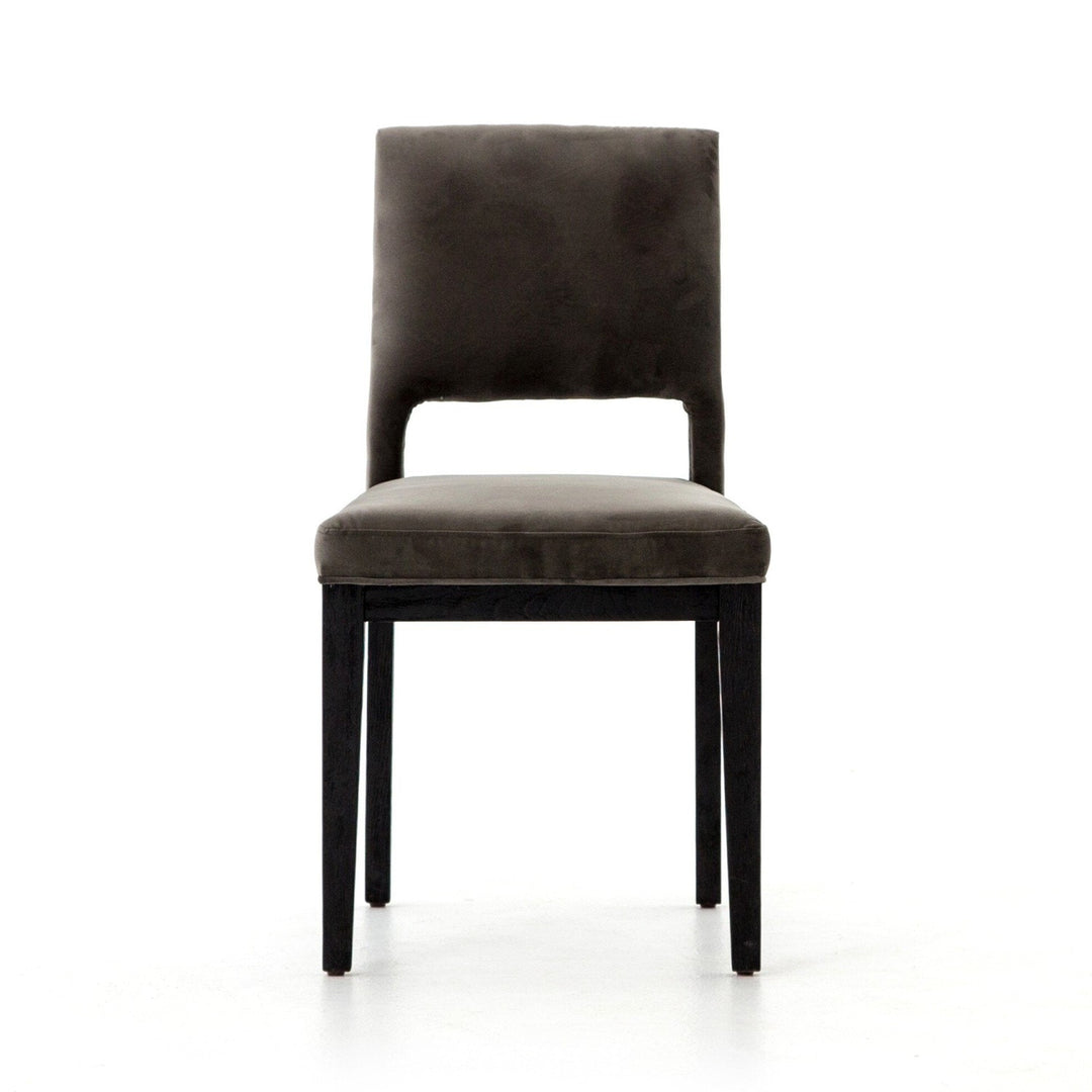 Linden Dining Chair - Washed Velvet Grey