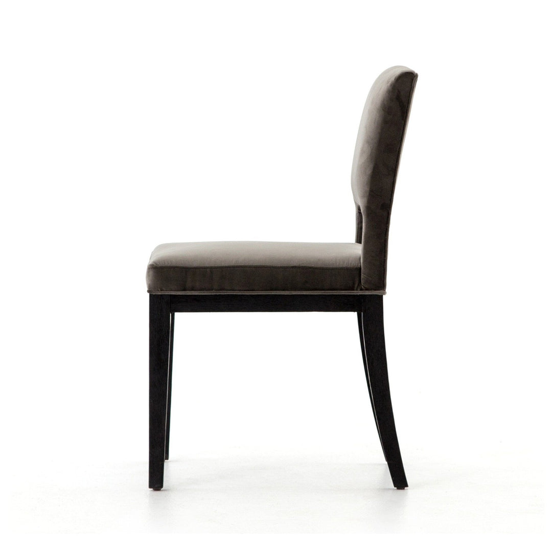 Linden Dining Chair - Washed Velvet Grey