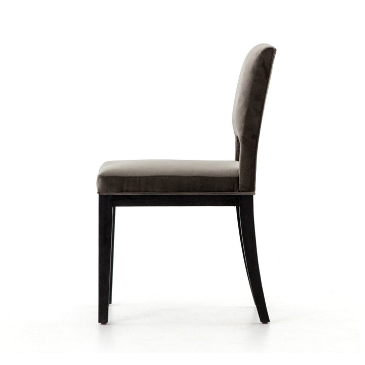 Linden Dining Chair - Washed Velvet Grey