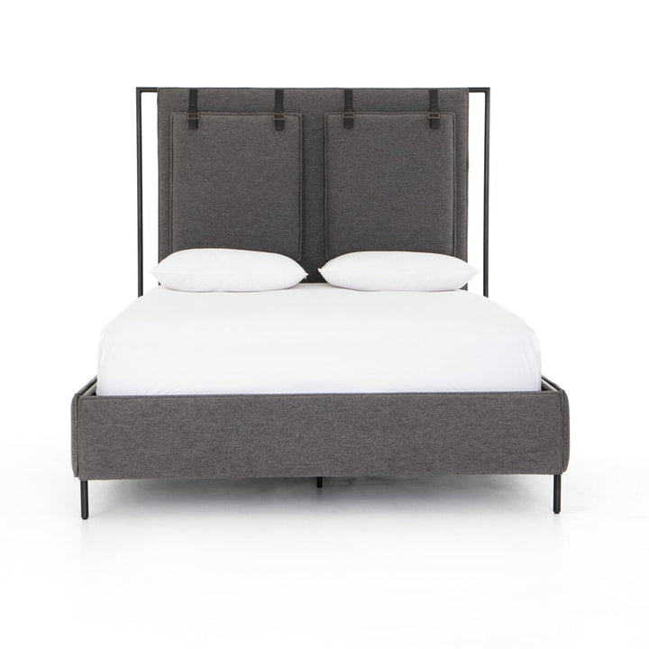 Claire Upholstered Bed - King - San Remo Ash