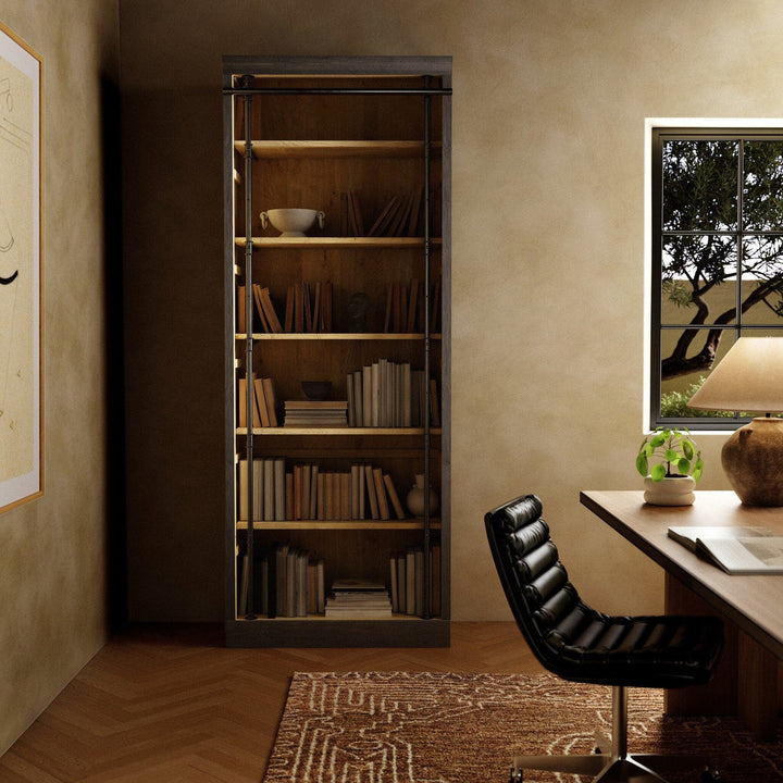 Lennox Bookcase - Matte Black