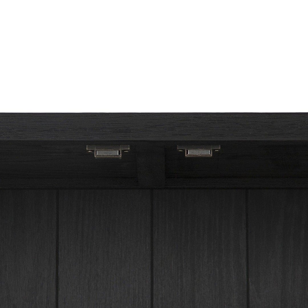 Morgan Curio Cabinet - Drifted Matte Black