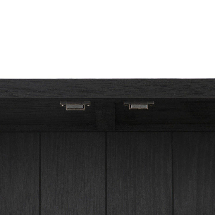 Morgan Curio Cabinet - Drifted Matte Black