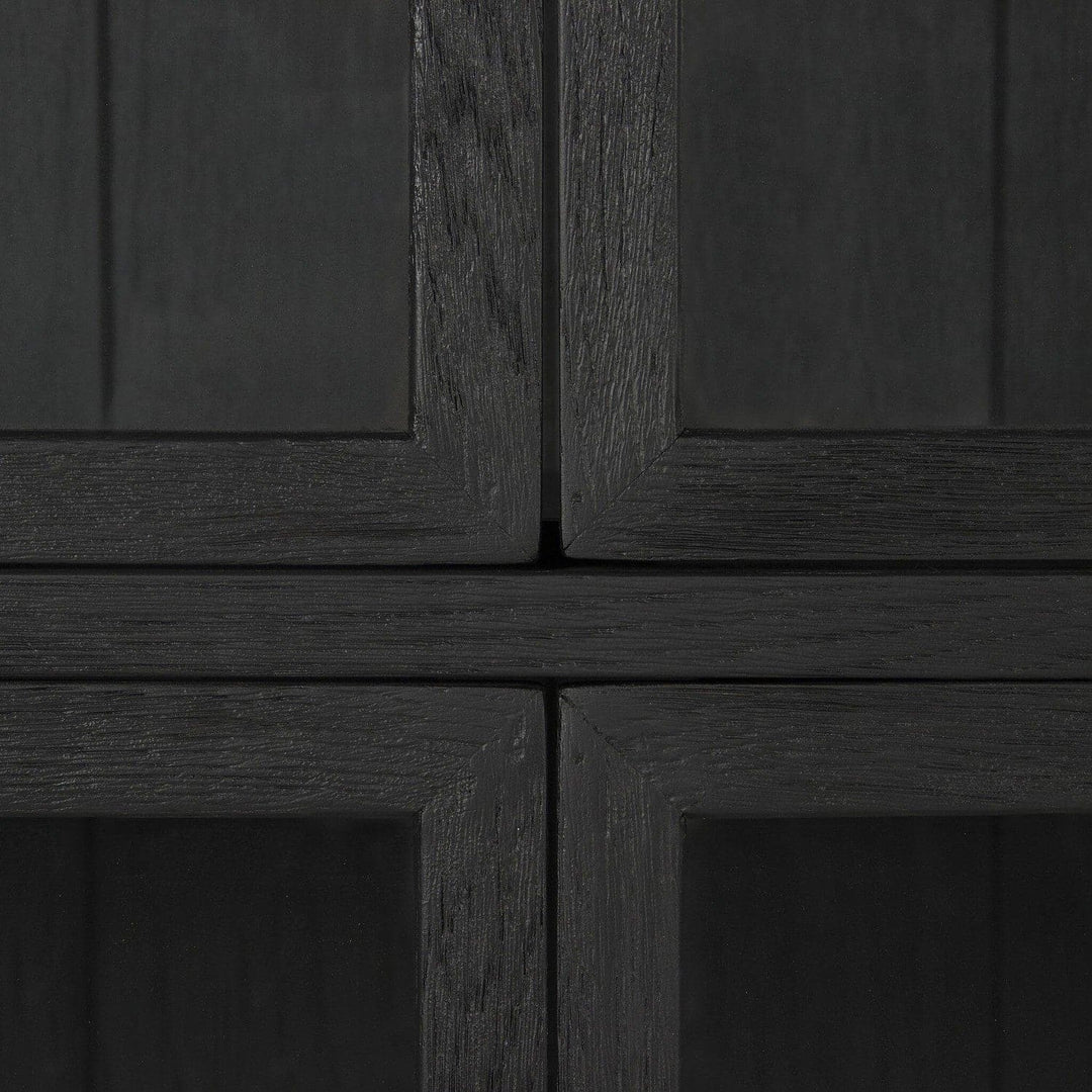 Morgan Curio Cabinet - Drifted Matte Black