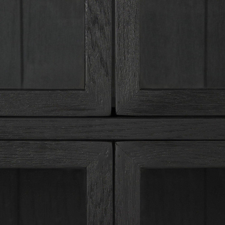 Morgan Curio Cabinet - Drifted Matte Black