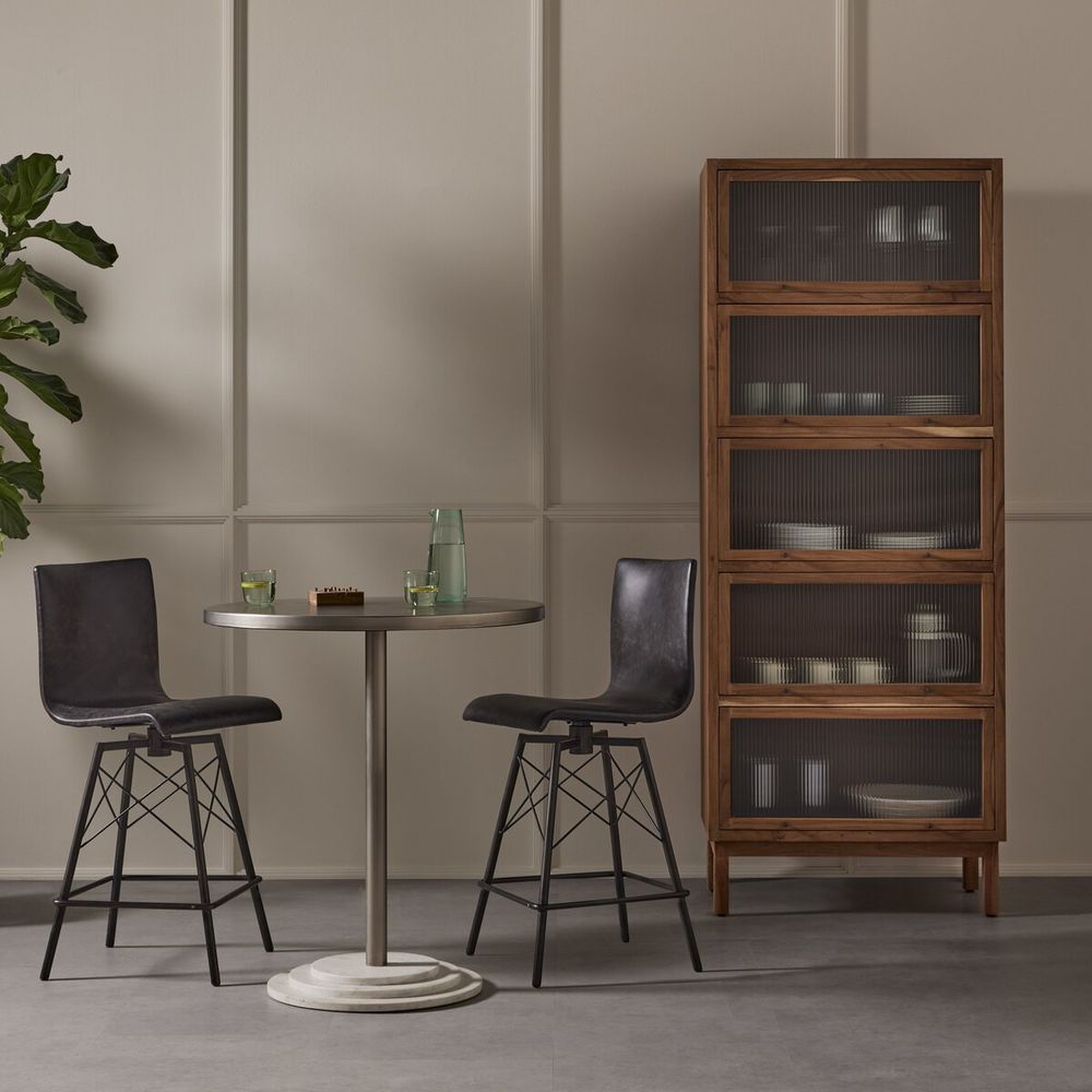 Bar & Counter Stools Noah Bar + Counter Stool - Bar Stool - Rialto Ebony