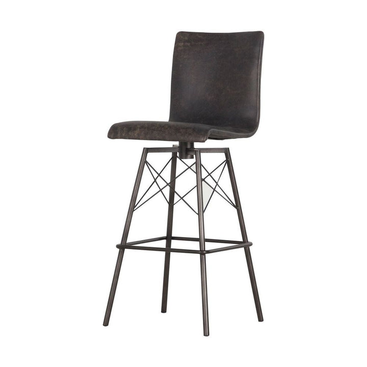 Bar & Counter Stools Noah Bar + Counter Stool - Bar Stool - Rialto Ebony