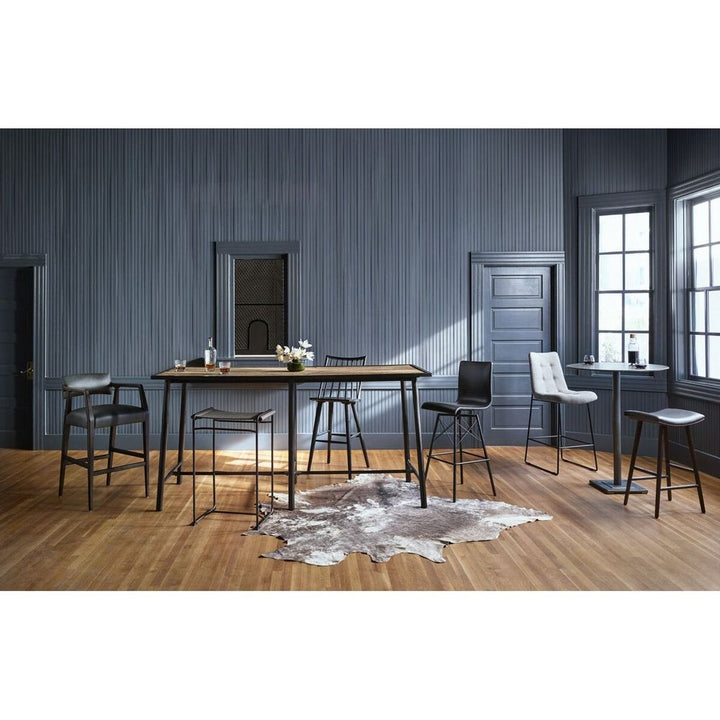 Noah Bar + Counter Stool - Bar Stool - Rialto Ebony