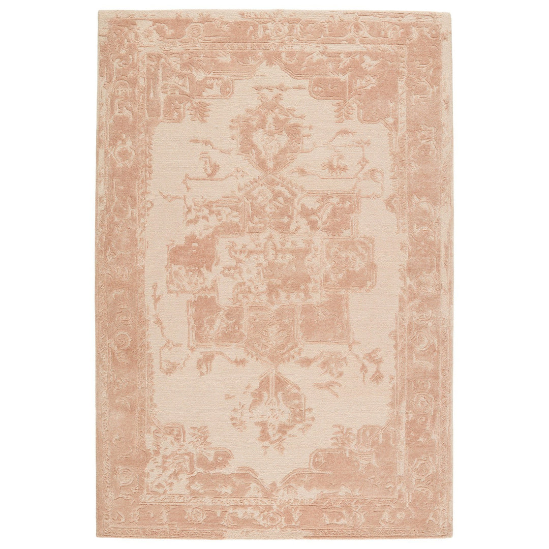 Jaipur Living Alvea Handmade Medallion Blush/ Beige Area Rug (8'X10')