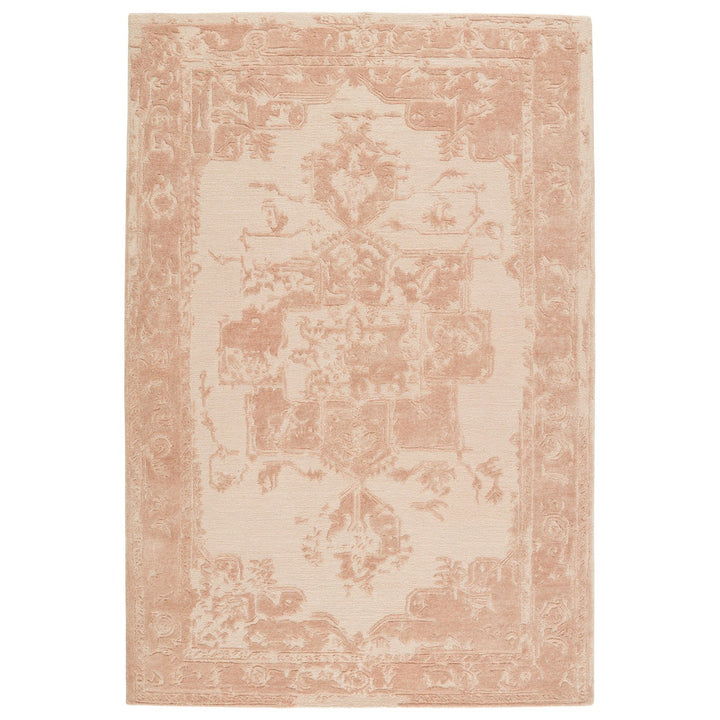 Jaipur Living Alvea Handmade Medallion Blush/ Beige Area Rug (8'X10')