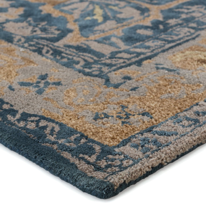 Jaipur Living Forza Handmade Medallion Blue/ Gray Area Rug (8'X10')