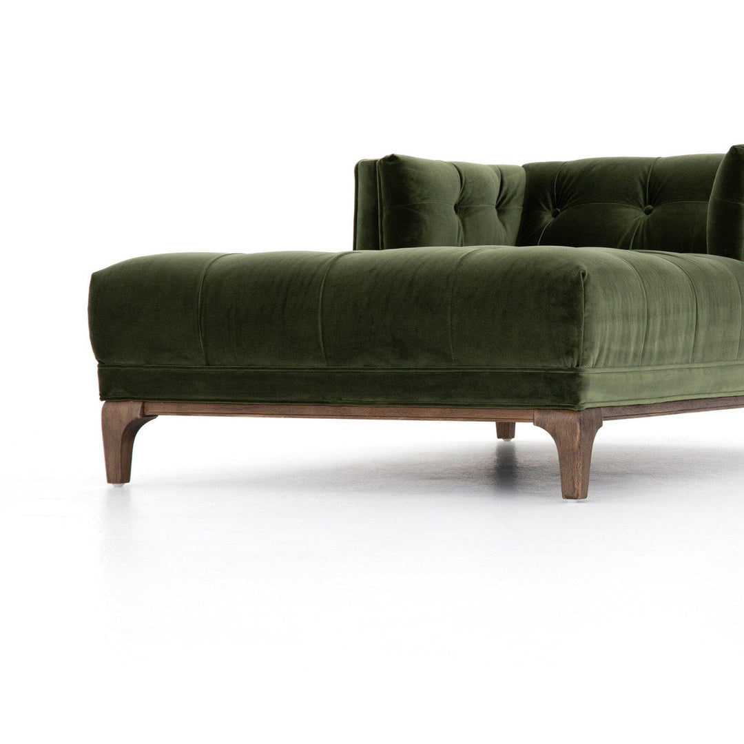 Carter Chaise Lounge - Sapphire Olive