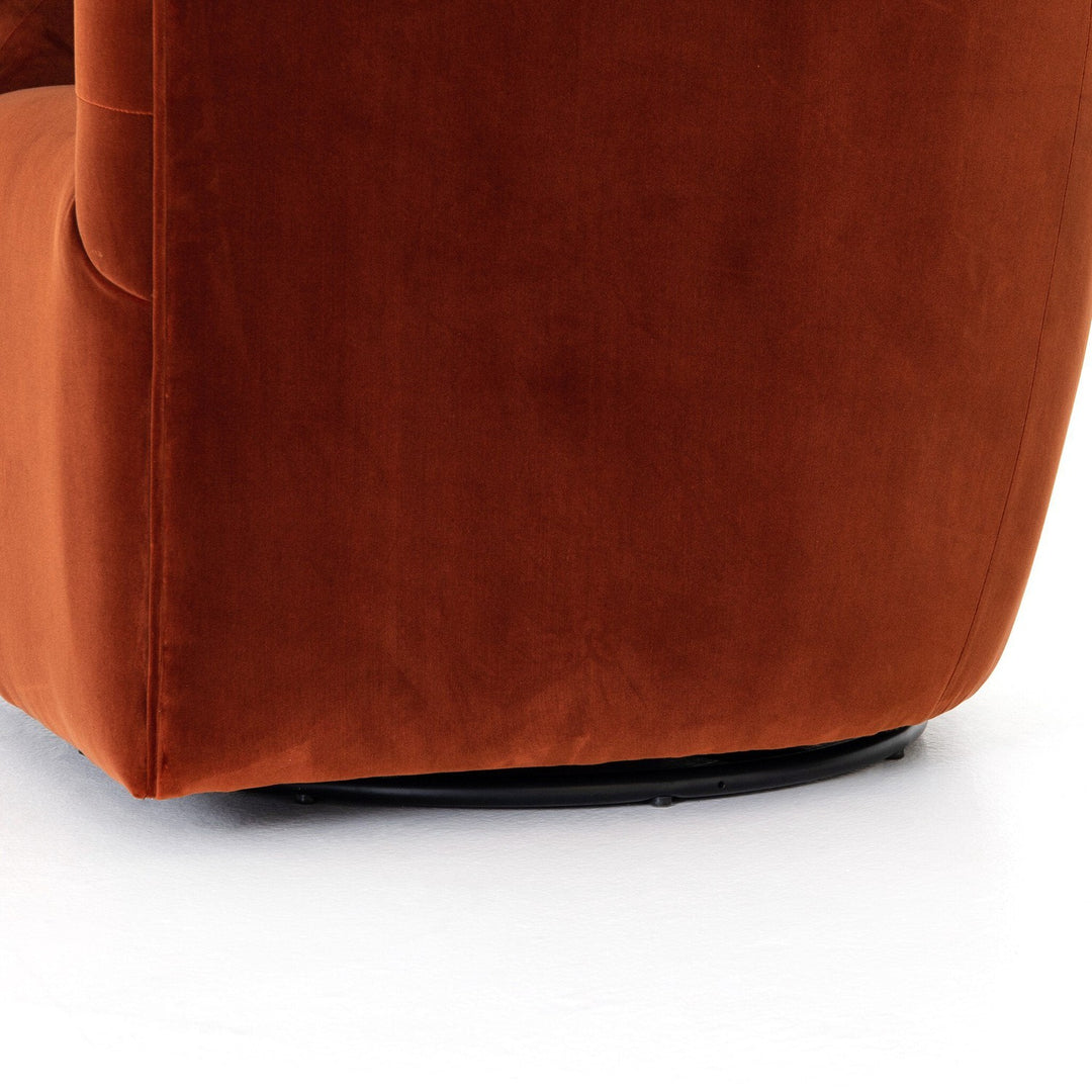 Ridgeway Swivel Chair - Sapphire Rust