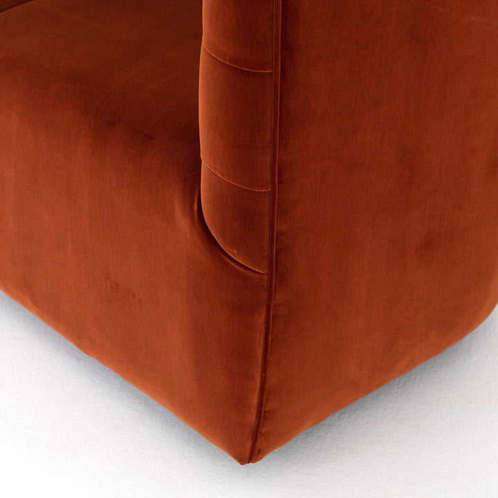 Ridgeway Swivel Chair - Sapphire Rust