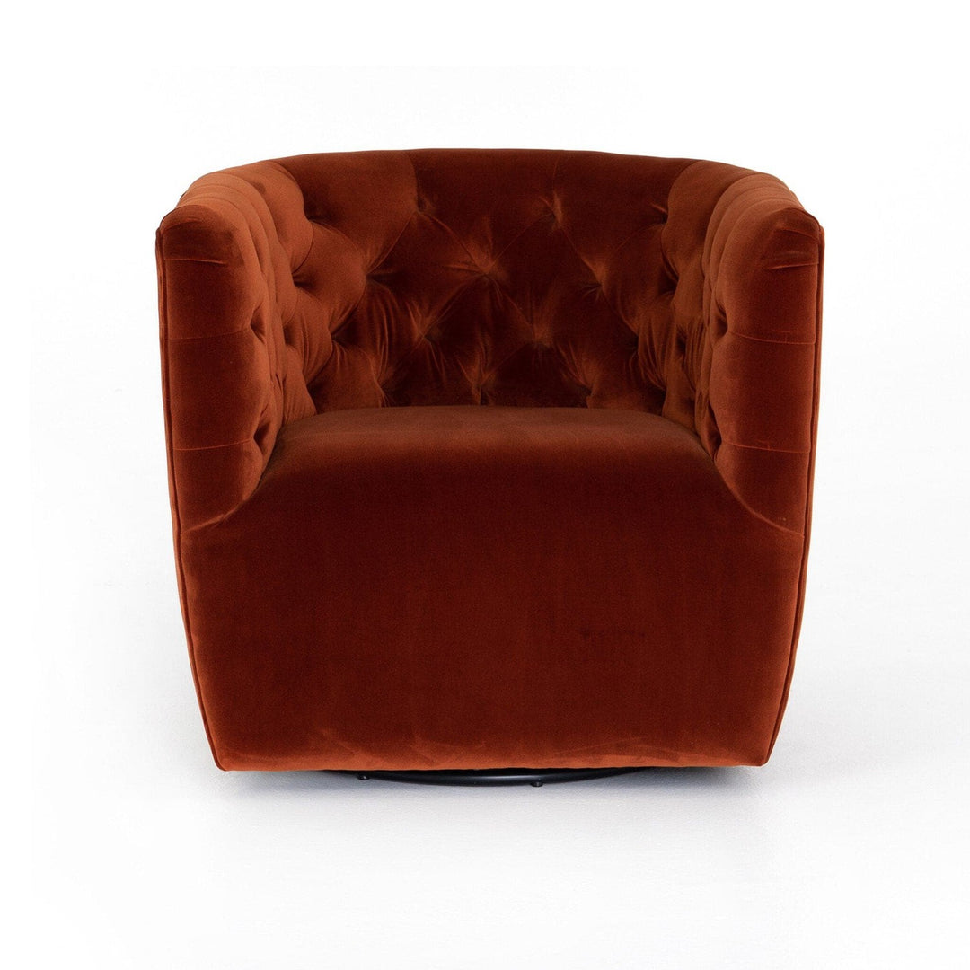 Ridgeway Swivel Chair - Sapphire Rust