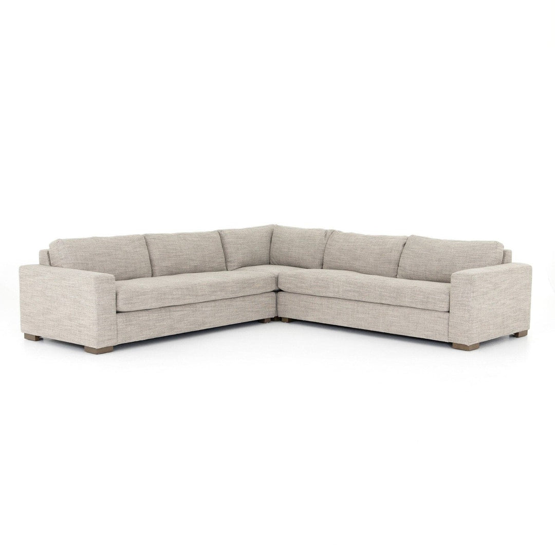 Stratton 3-Piece Corner Sectional - Thames Coal - Small