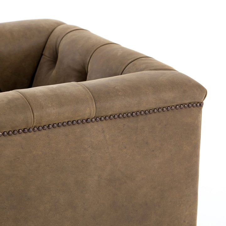 Jax Swivel Chair - Umber Grey