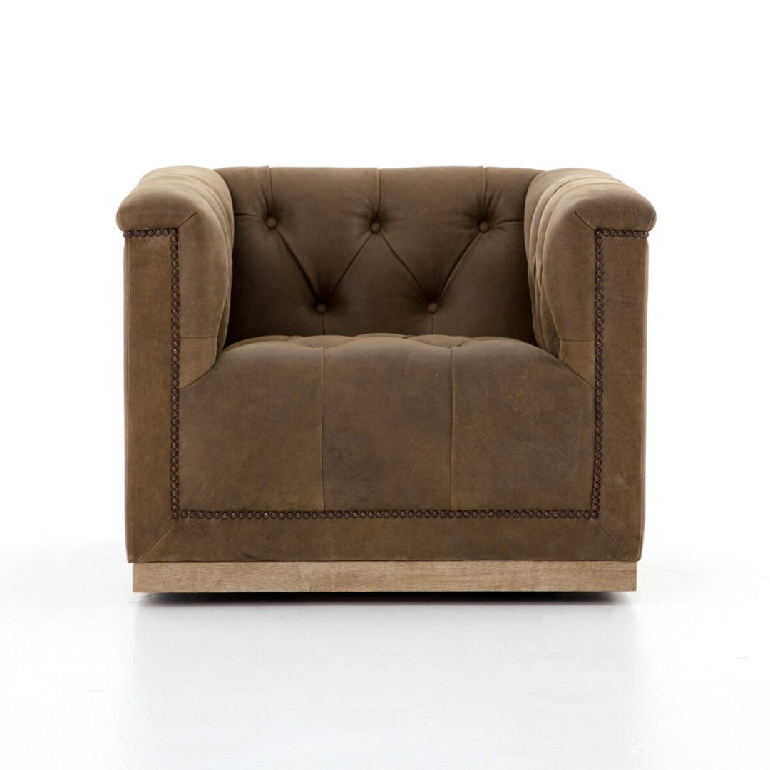 Jax Swivel Chair - Umber Grey