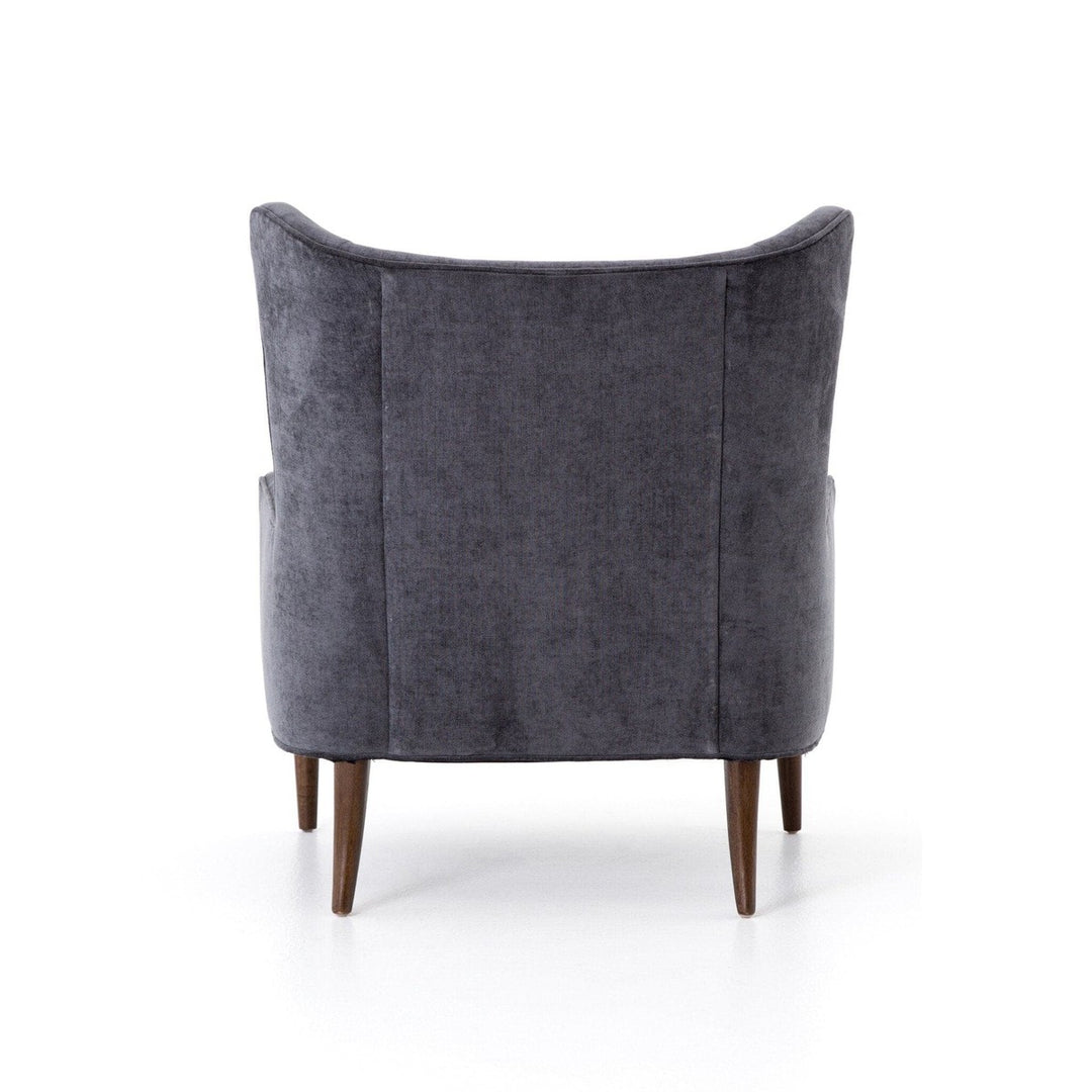 Jasper Chair - Charcoal Worn Velvet