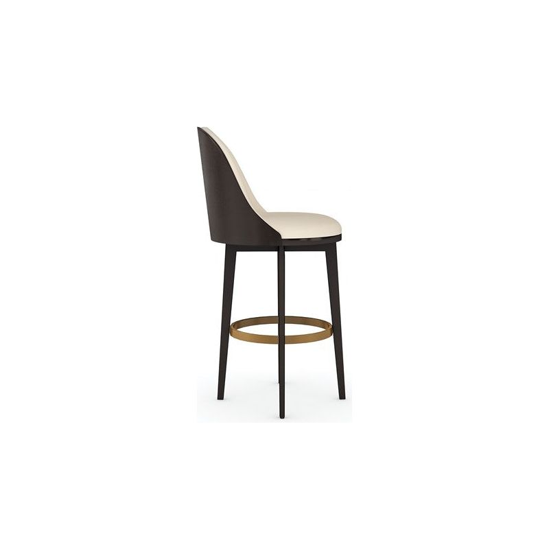 Encore Bar Stool - Brown, Gold, Beige