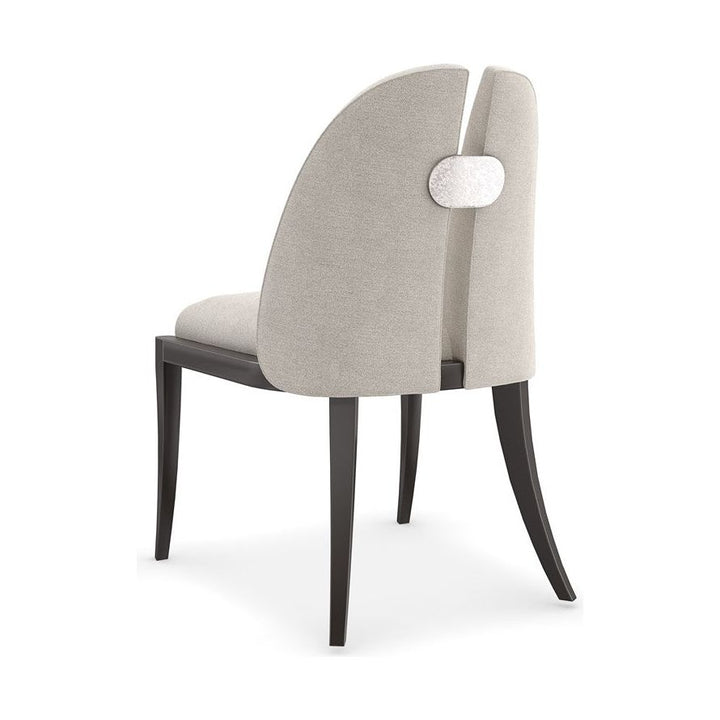 Portrait Dining Chair - Brown, Silver