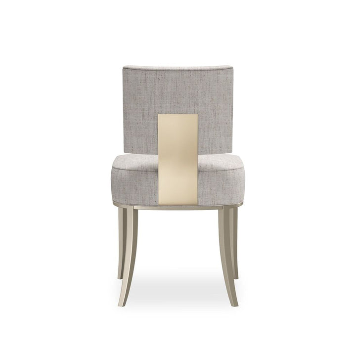 Dining Chairs Allocated Side Dining Chair - White, Gold