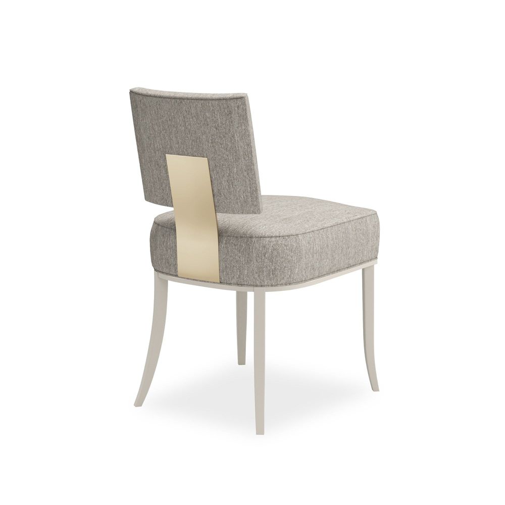 Dining Chairs Allocated Side Dining Chair - White, Gold