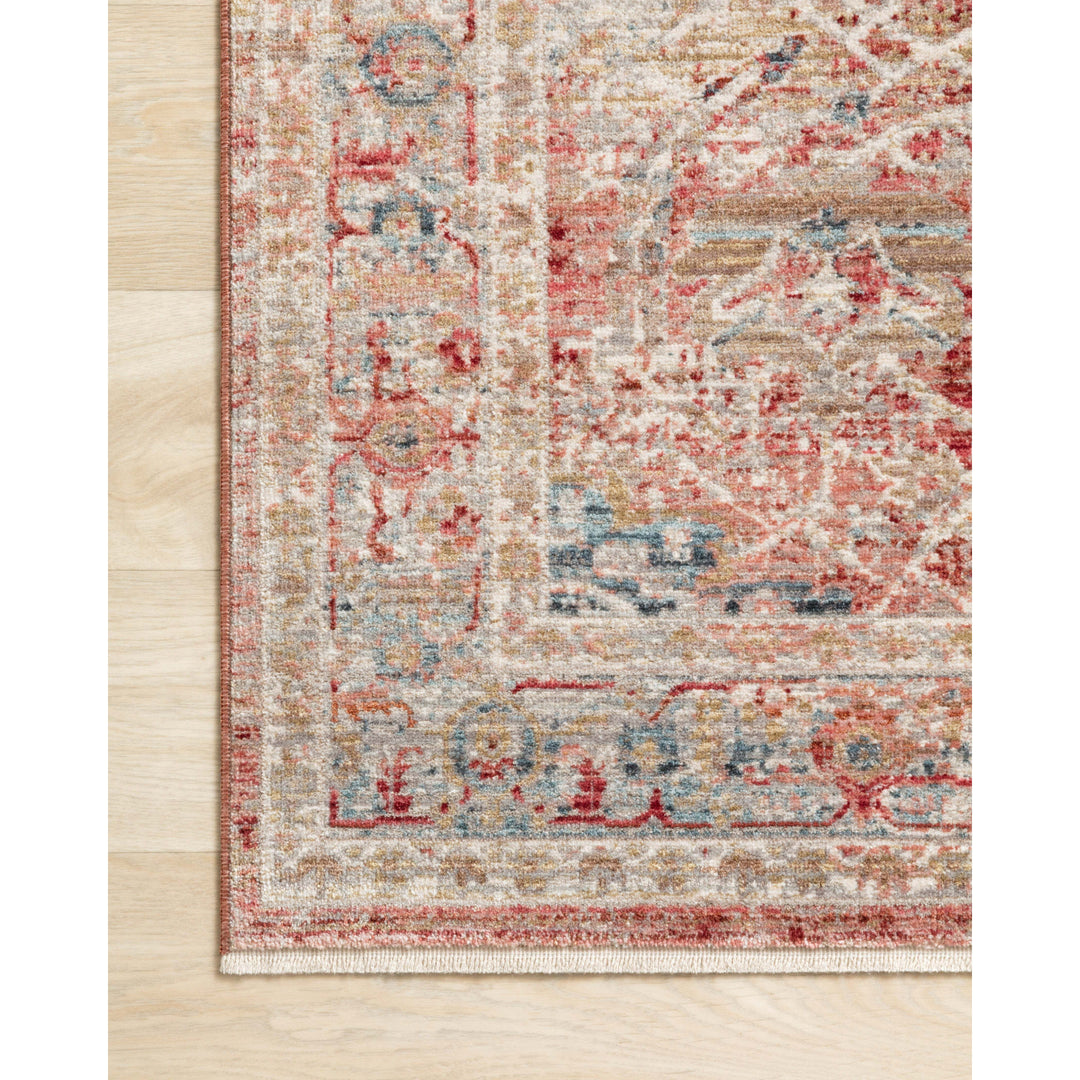 Loloi Claire Red / Ivory 7'-10" x 10'-2" Area Rug