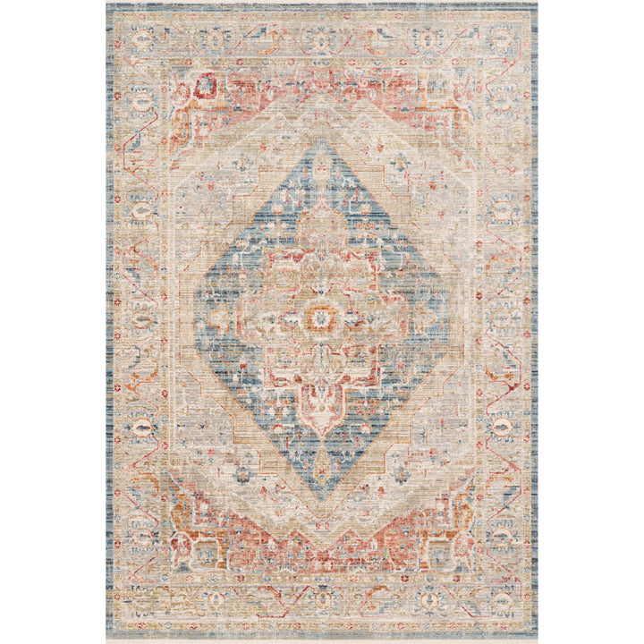 Loloi Claire Blue / Multi 2'-7" x 8'-0" Runner Rug