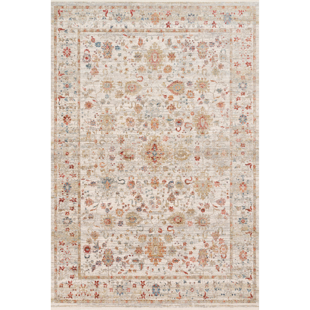 Loloi Claire Ivory / Multi 5'-3" x 7'-9" Area Rug