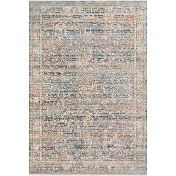 Loloi Claire Blue / Sunset 5'-3" x 7'-9" Area Rug