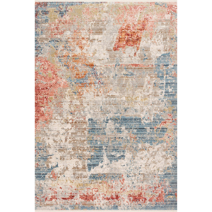 Loloi Claire Grey / Multi 3'-7" x 5'-1" Accent Rug