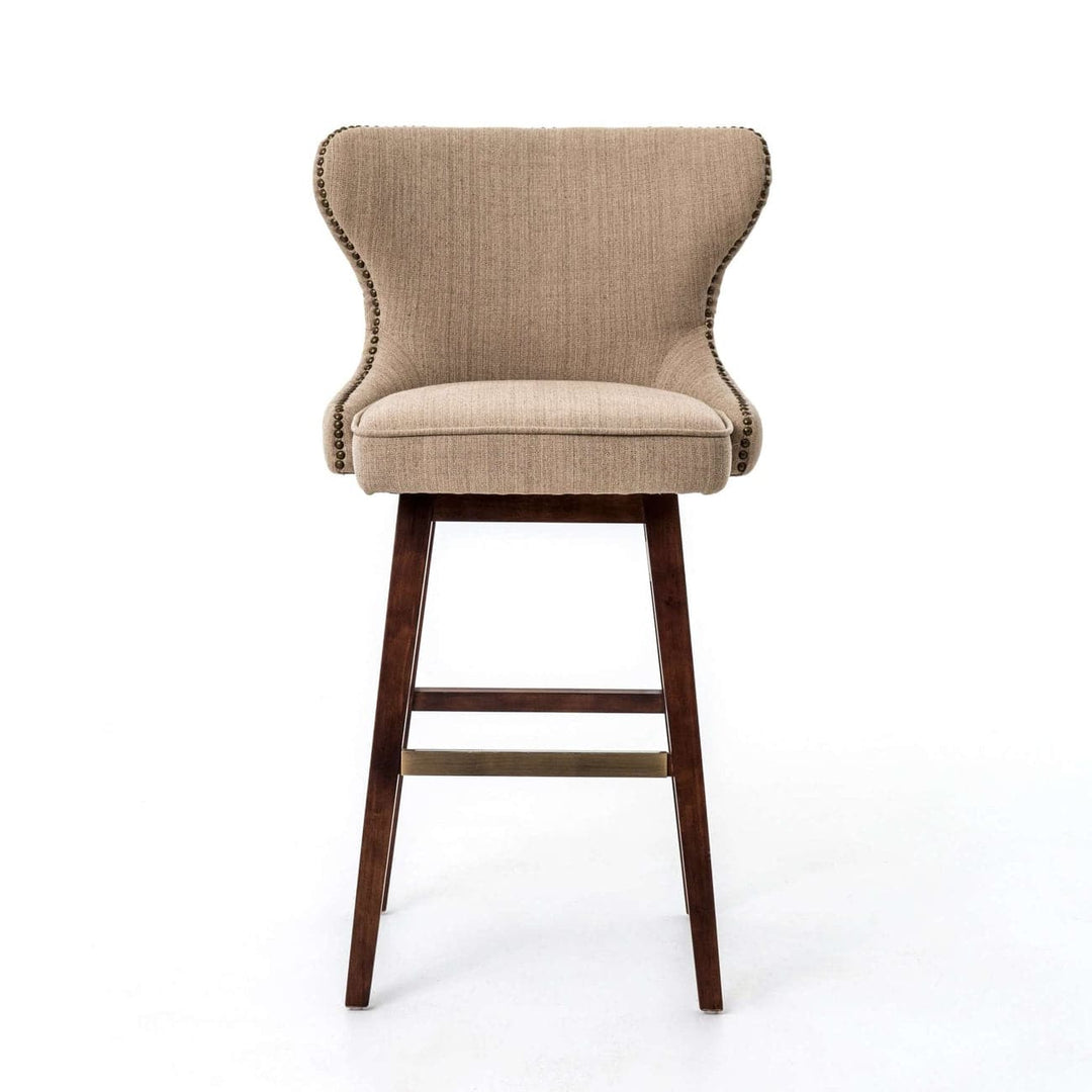 Jules Swivel Bar Stool - Hyde Clay