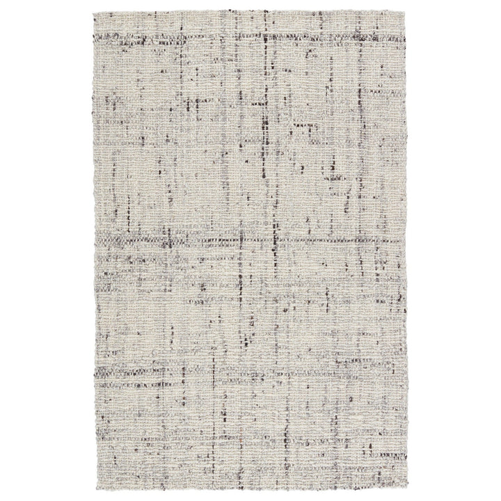 Jaipur Living Season Handmade Solid Ivory/ Gray Area Rug (5'X8')