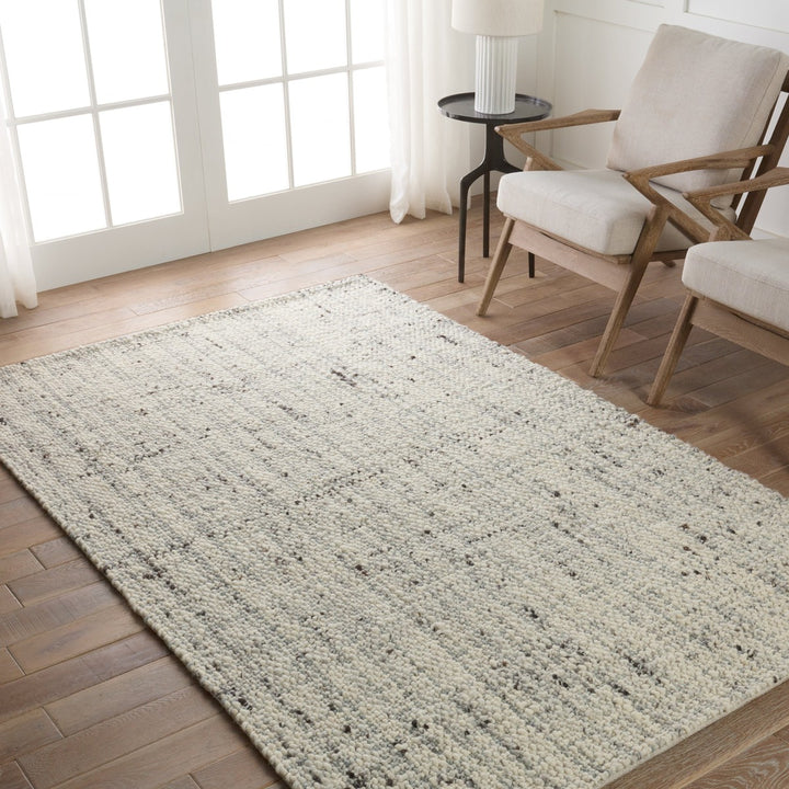 Jaipur Living Season Handmade Solid Cream/ Light Gray Area Rug (9'X12')