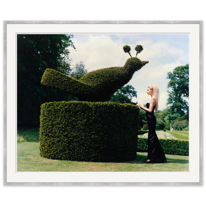 Vogue Magazine, "Kirsty Hume, In Long Black Dress", Arthur Elgort, September 1995 by Soicher Marin