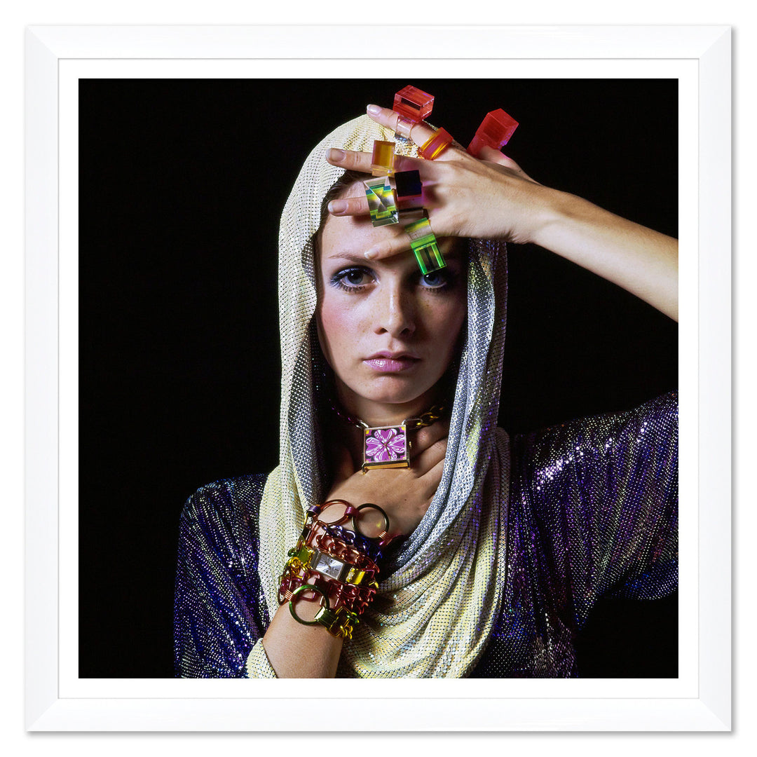 Vogue Magazine, "Twiggy with Lucite Rings," Bert Stern, November 15, 1967 by Soicher Marin
