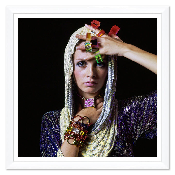 Vogue Magazine, "Twiggy with Lucite Rings," Bert Stern, November 15, 1967 by Soicher Marin