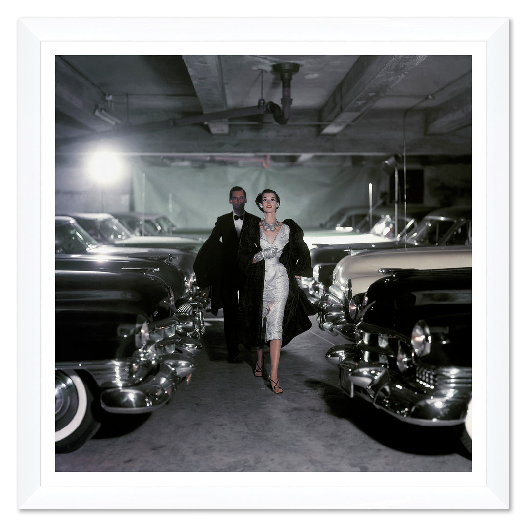 Vogue Magazine, "Barbara Mullen with Cars," John Rawlings, November 1, 1952 by Soicher Marin