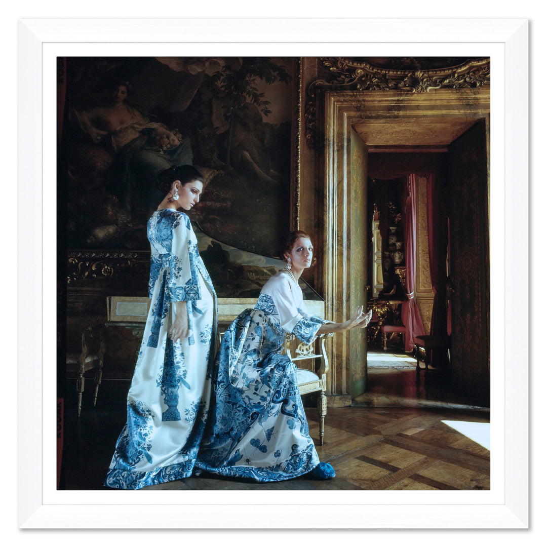 Vogue Magazine, "Models Wearing Valentino in Palazzo Borghese," Henry Clarke, September 15, 1968 by Soicher Marin
